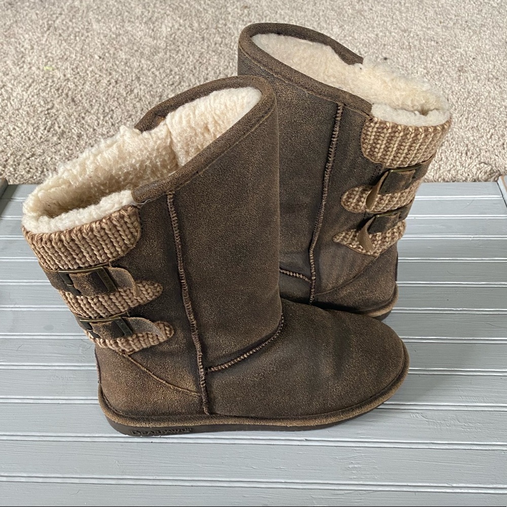 Brown Bearpaw boots